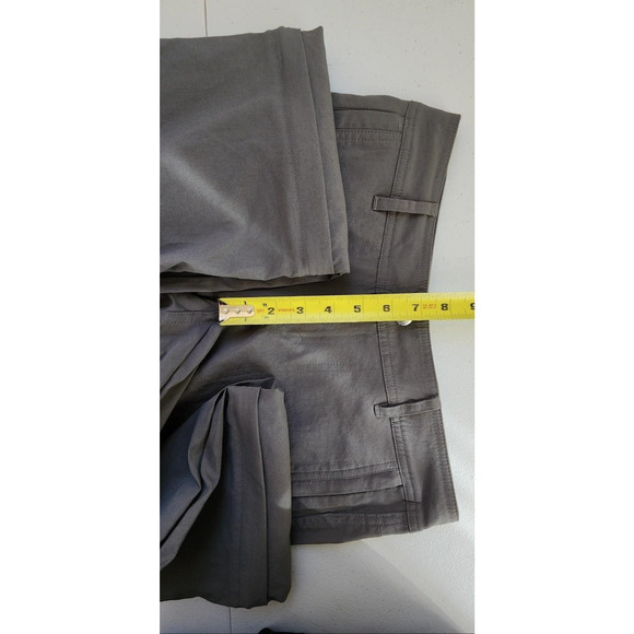 REI Pants Womens 4 Gray Hiking Nylon Convertable Zip Pockets Drawstring Outdoor - Picture 10 of 16